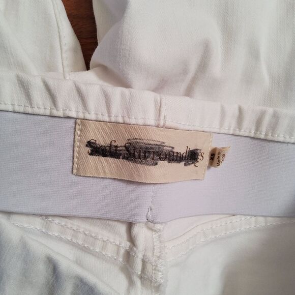 NWOT Soft Surroundings The Ultimate Pull On Ankle High Waist Leggings XS White - Picture 9 of 12